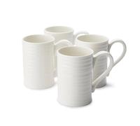 Portmeirion Home & Gifts Sophie Conran White Tall Mug, Lot de 4 (Blanc, 12 oz)