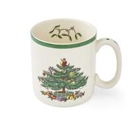 Portmeirion Home & Gifts Spode Lot de 4 tasses en céramique Motif sapin de Noël Multicolore