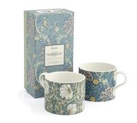 Portmeirion Home & Gifts Spode Morris & Co MCOK8726-XG Lot de 2 tasses Motif Pimpernel et algues Multicolore
