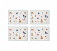 Portmeirion Home & Gifts Wrendale Designs Lot de 4 Grands Sets de Table Multicolore