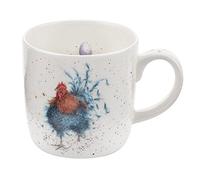 Portmeirion Home & Gifts Wrendale Designs Mug en porcelaine anglaise King of the Coop
