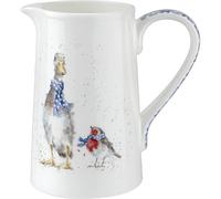 Portmeirion Home & Gifts Wrendale Pichet en Porcelaine Anglaise Multicolore 14,5 x 9,5 x 15 cm