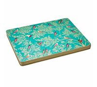 Portmeirion Pimpernel Sara Miller Chelsea Green Birds Lot de 4 sets de table