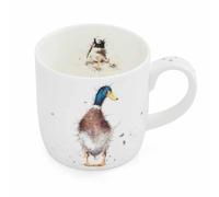 Portmeirion Royal Worcester Wrendale Designs Guard Duck Tasse en porcelaine fine unique (11 oz)
