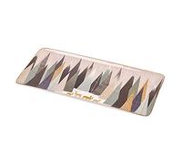 Portmeirion Sara Miller Plateau à sandwich en porcelaine Motif pin givré 35,6 cm