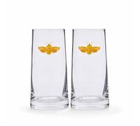 Portmeirion Spode CRC8841-XD Highball S/2, verre, 425,2 g, doré