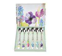 Portmeirion Water Garden Cuillère à thé, Lot de 6, Multicolore