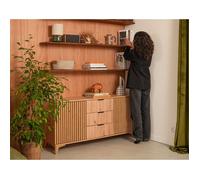 Portmore - buffet bas - bois - 150 cm - Bois