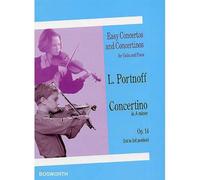 Partitions classique BOSWORTH PORTNOFF - CONCERTINO EN LA MINEUR OP.14 - VIOLON, PIANO Violon