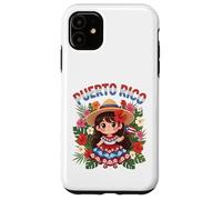 Porto Rican Girl Pride Folklore Héritage de Robe Coque pour iPhone 11