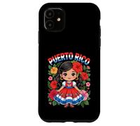 Porto Rican Girl Pride Folklore Héritage de Robe Coque pour iPhone 11