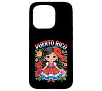 Porto Rican Girl Pride Folklore Héritage de Robe Coque pour iPhone 15 Pro