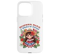 Porto Rican Girl Pride Folklore Héritage de Robe Coque pour iPhone 15 Pro Max