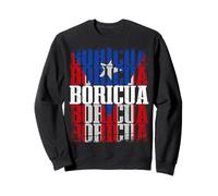 Porto Rico Boricua Boricua Boricua Couleurs Drapeau Edition Sweatshirt