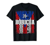 Porto Rico Boricua Boricua Boricua Couleurs Drapeau Edition T-Shirt