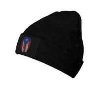 Porto Rico - C'est dans Mon Adn Homme Femme Bonnets De Ski Classique Bonnet À Revers Mode Hiver Chapeaux pour Ski Patinage Quotidien