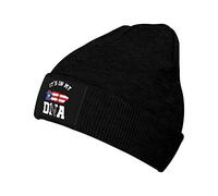 Porto Rico, C'est dans Mon Adn Homme Femme Bonnets Tricoté Doux Bonnets De Ski Mode Bonnet d'hiver pour Hiver Patinage Ski