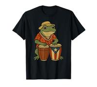 Porto Rico Coqui Frog Boricua Drapeau Portoricain Taino T-Shirt