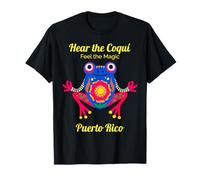 Porto Rico Coqui Grenouille Souvenir Touristique Vacances Drôle Enfants T-Shirt