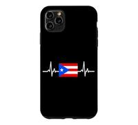Porto Rico Heart Beat Boricua Pride Drapeau portoricain Coque pour iPhone 11 Pro Max