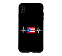 Porto Rico Heart Beat Boricua Pride Drapeau portoricain Coque pour iPhone XS Max