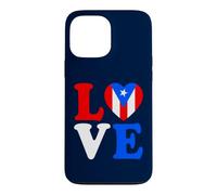 Porto Rico Love Heart Boricua Pride Hispanic Heritage Month Coque pour iPhone 13 Pro Max