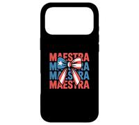 Porto Rico Maestra Coquette Bow Boricua Enseignant Espagnol Coque pour iPhone 17 Pro Max