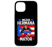 Porto Rico Mejor Hermana Mayor Queen Flag Edition Coque pour iPhone 13