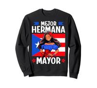 Porto Rico Mejor Hermana Mayor Queen Flag Edition Sweatshirt
