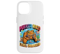 Porto Rico Niveau Débloqué Gamer Coqui Frog Coque pour iPhone 14