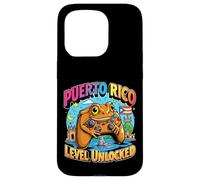 Porto Rico Niveau Débloqué Gamer Coqui Frog Coque pour iPhone 15 Pro