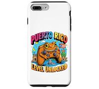 Porto Rico Niveau Débloqué Gamer Coqui Frog Coque pour iPhone 7 Plus/8 Plus