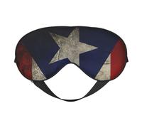 Porto Rico Papier peint Drapeau Imprimé Masque de sommeil Masques pour les yeux Masque pour les yeux Couverture des yeux Fard à paupières pour dormir la nuit Voyage Avion Ues