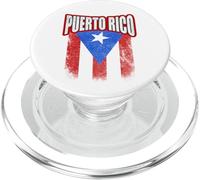Porto Rico Resiste Drapeau Art Vintage Boricua PopSockets PopGrip pour MagSafe