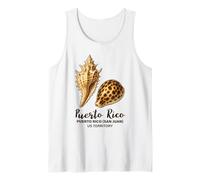 Porto Rico Shelling Beach Travel Vacation Sheller Débardeur