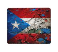 Porto Rico Tapis de souris rectangulaire pour ordinateur, tapis de souris antidérapant 25,4 x 30,5 cm, 20,9 x 24,1 cm