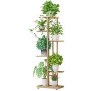 PortoAlegre Support pour plantes à 6 étages en métal - Pour l'intérieur et l'extérieur - Étagère à fleurs à plusieurs étages - Étagère à fleurs - Escalier pour plantes - Étagère sur pied pour