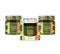 Portofino Fine Food - Pesto Genovese au Basilic Génois AOP - 3 x 100 g