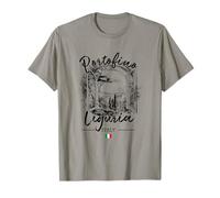 Portofino Ligurie Riviera Italienne Drapeau Souvenirs T-Shirt