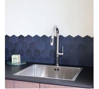 Portofino Mitigeur de cuisine à Douchette Extractible - Chrome - Essebagno