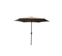 Portofino parasol droit rond diamètre 3 m chocolat
