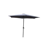 Portofino - Parasol Droit Rond 2,94 X 2,94 M Gris Gris