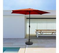 Portofino parasol terracotta rond 294 x 294 m
