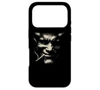 Portrait Abstrait Homme Fumeur Moody Noir Coque pour iPhone 17 Pro