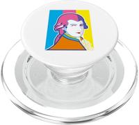 Portrait Amusant de Wolfgang Mozart Style Pop Art PopSockets PopGrip pour MagSafe