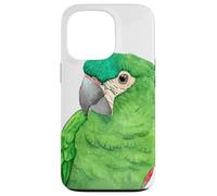 Portrait Aquarelle de Perroquet de Han aux épaules Rouges Coque pour iPhone 13 Pro