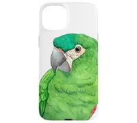 Portrait Aquarelle de Perroquet de Han aux épaules Rouges Coque pour iPhone 15 Plus