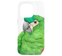 Portrait Aquarelle de Perroquet de Han aux épaules Rouges Coque pour iPhone 15 Pro