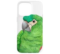 Portrait Aquarelle de Perroquet de Han aux épaules Rouges Coque pour iPhone 15 Pro Max