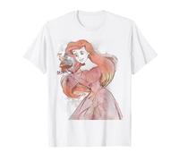 Portrait aquarelle Disney La Petite Sirène Ariel T-Shirt